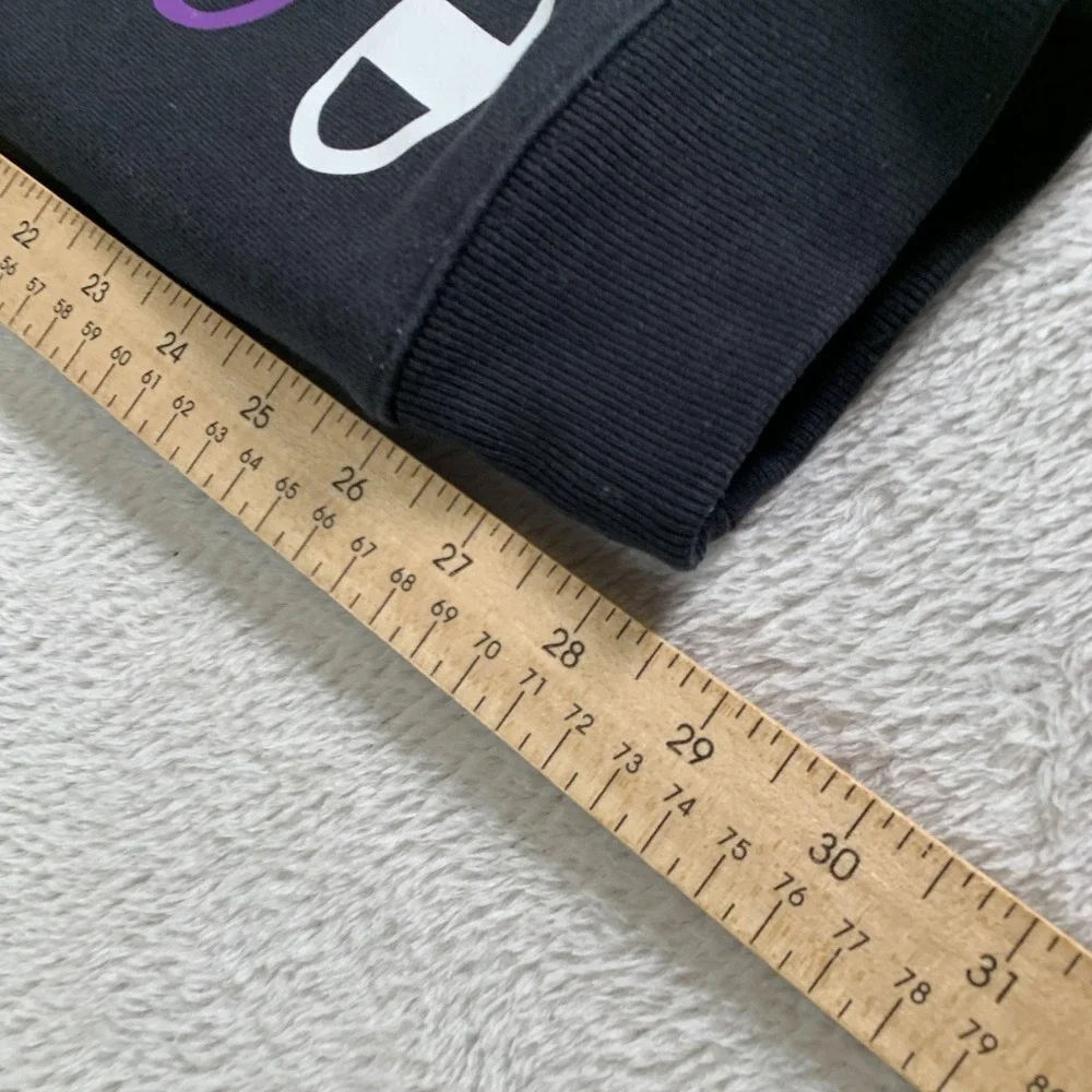 Champion Reverse Weave Sweatpants‎ Mens Medium Black Fleece Jogger C Logo Leg